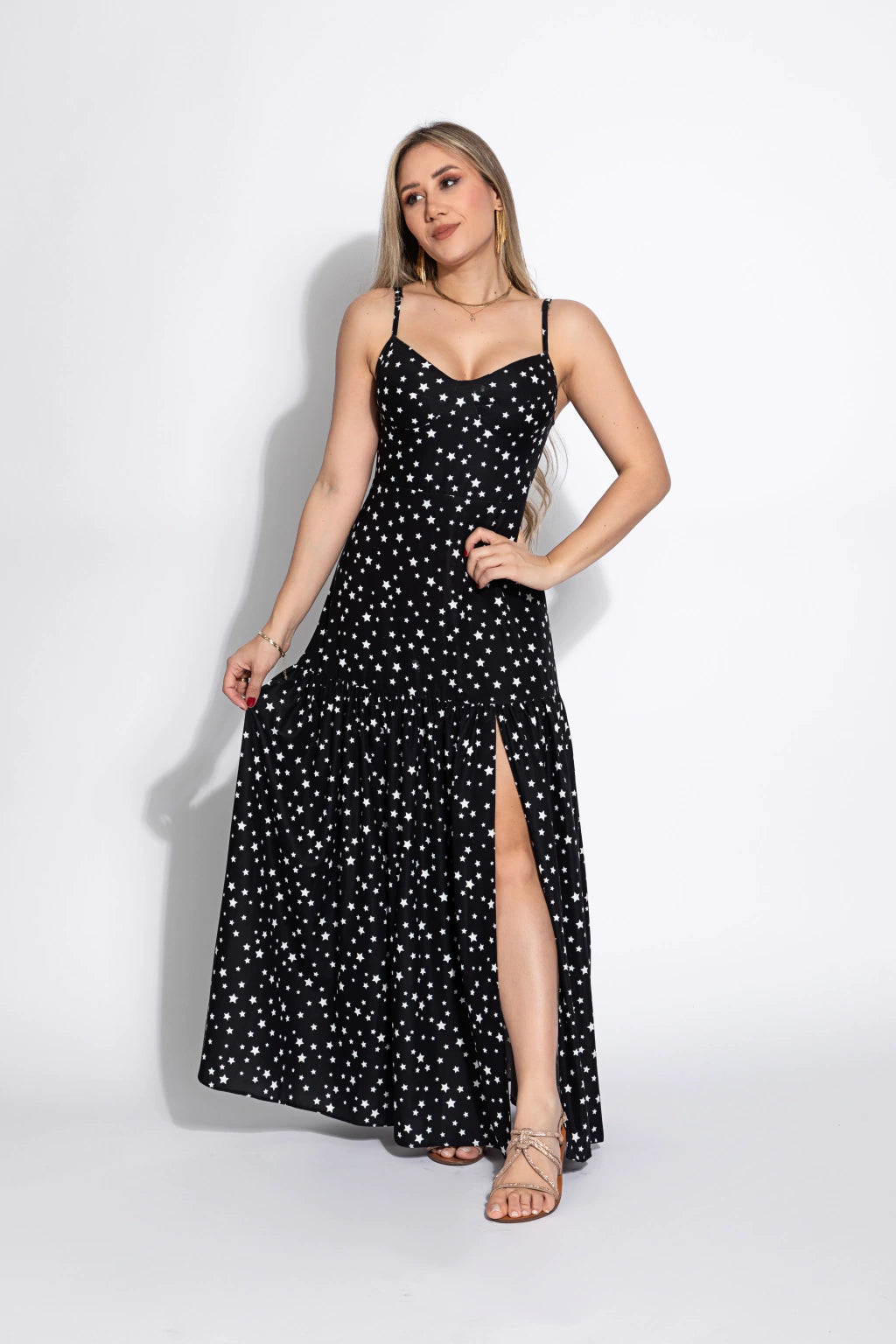 Vestido Estrela Preto