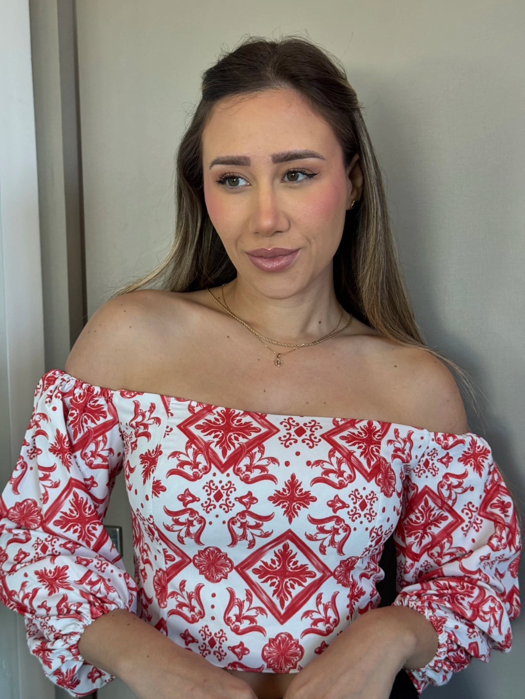 Cropped Manga - Vermelho