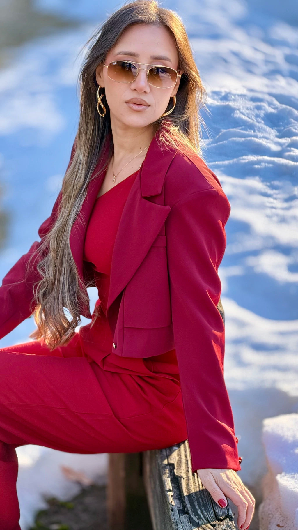 Blazer Marsala