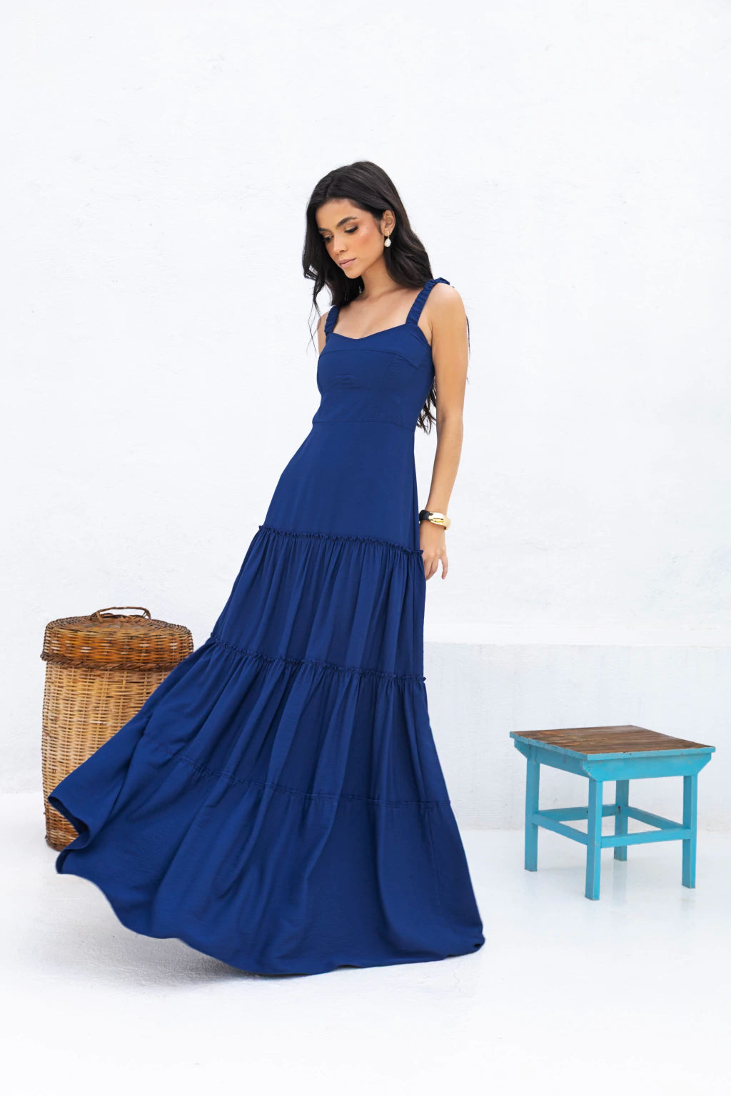 Vestido Zania - Azul