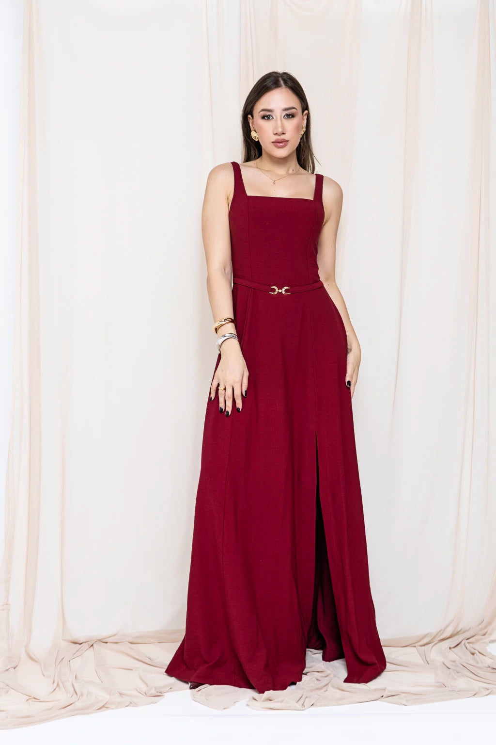 Vestido Erica - Marsala