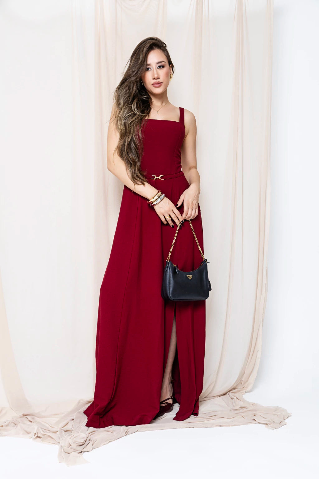 Vestido Erica - Marsala