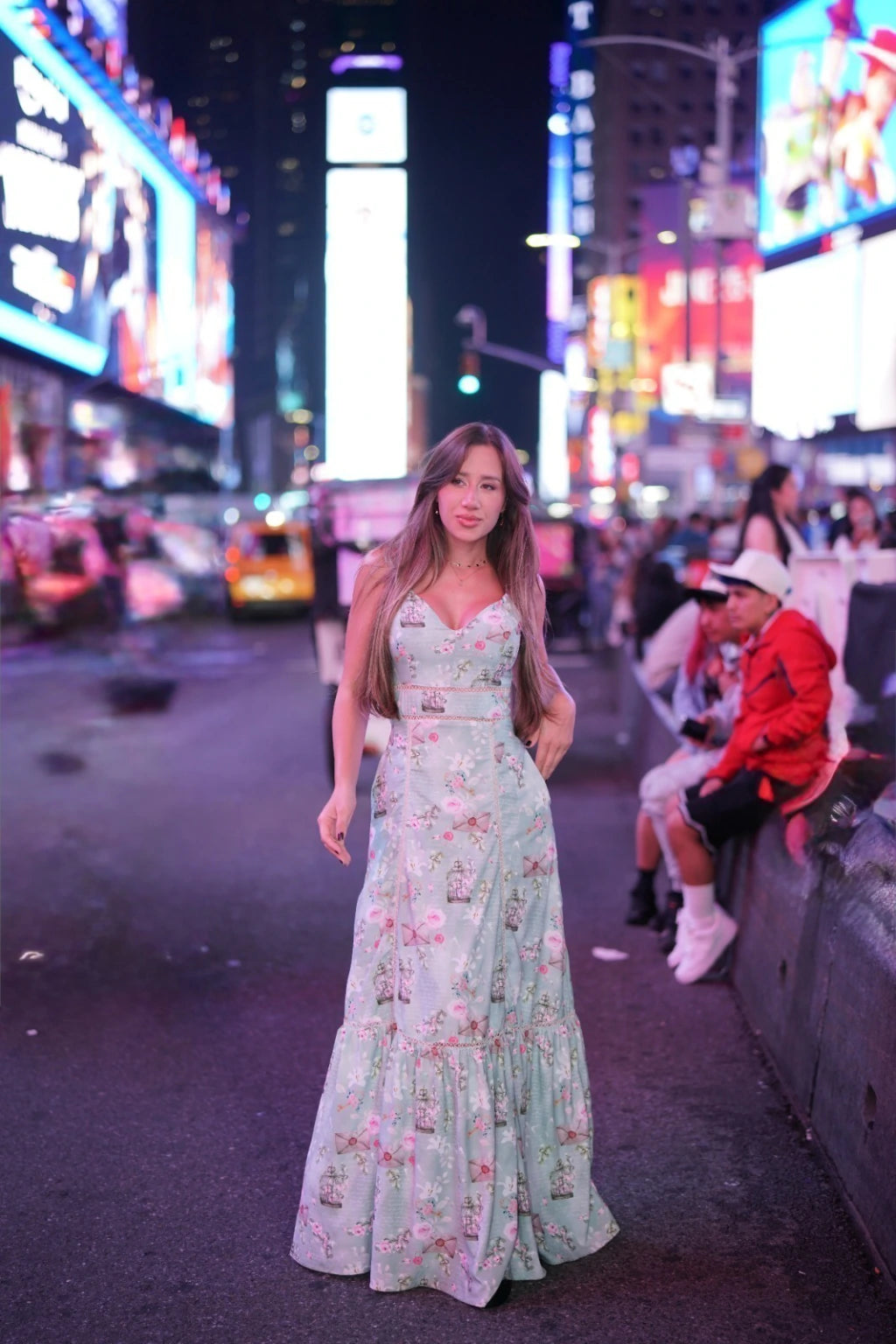 Vestido Evânia - Estampa Verde