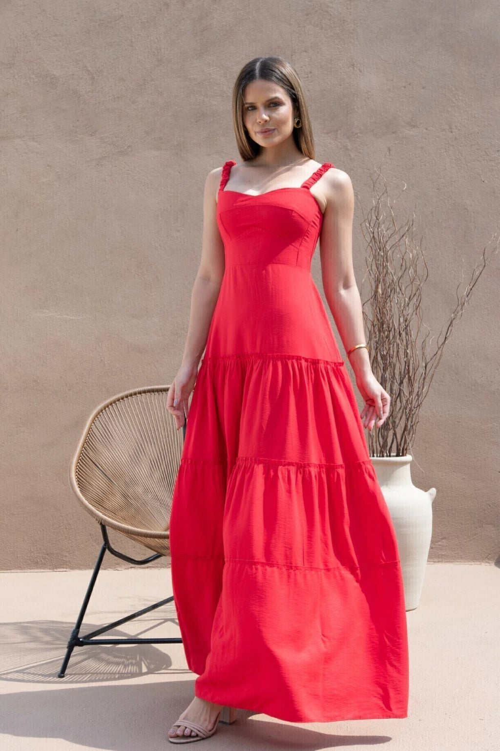 Vestido Zania - Vermelho