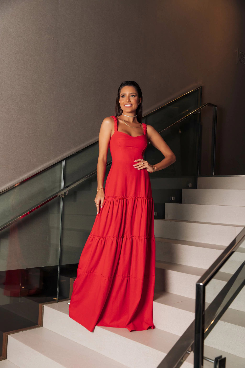 Vestido Zania - Vermelho