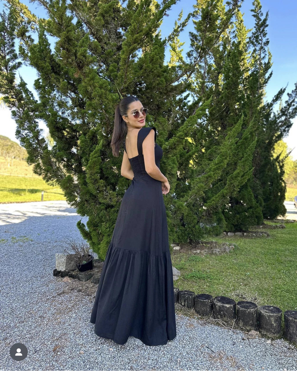 Vestido Karennina Preto