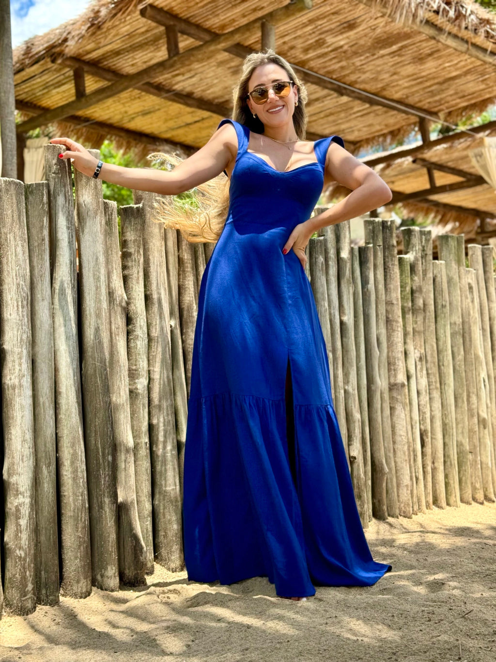 Vestido Karennina Azul