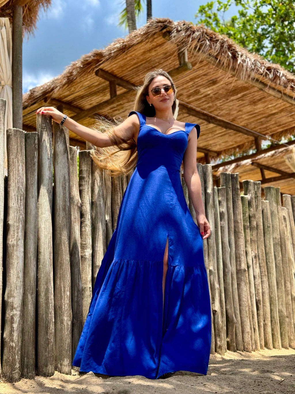 Vestido Karennina Azul