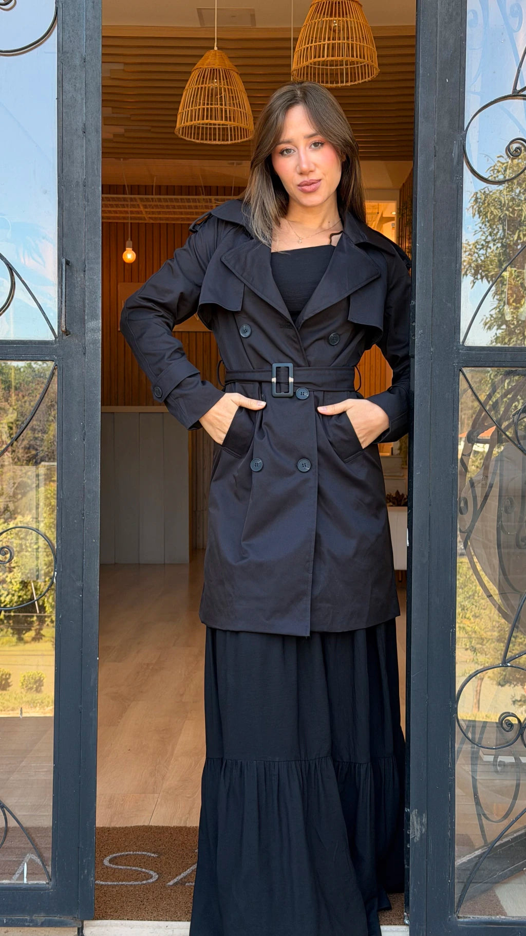 Trench Coat - Preto