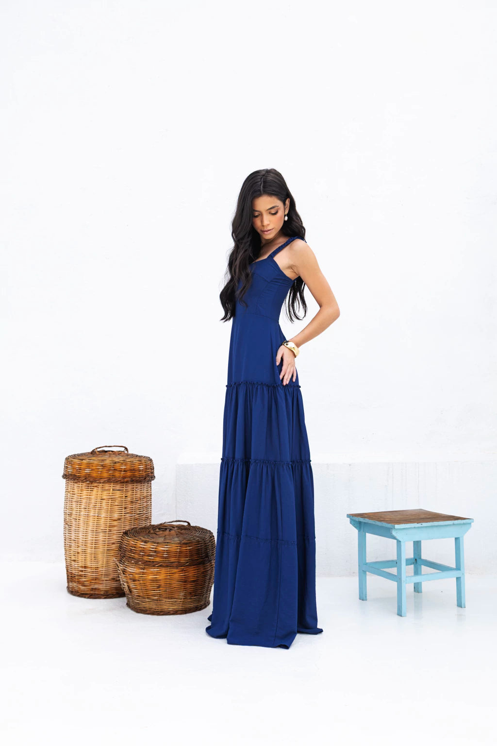 Vestido Zania - Azul