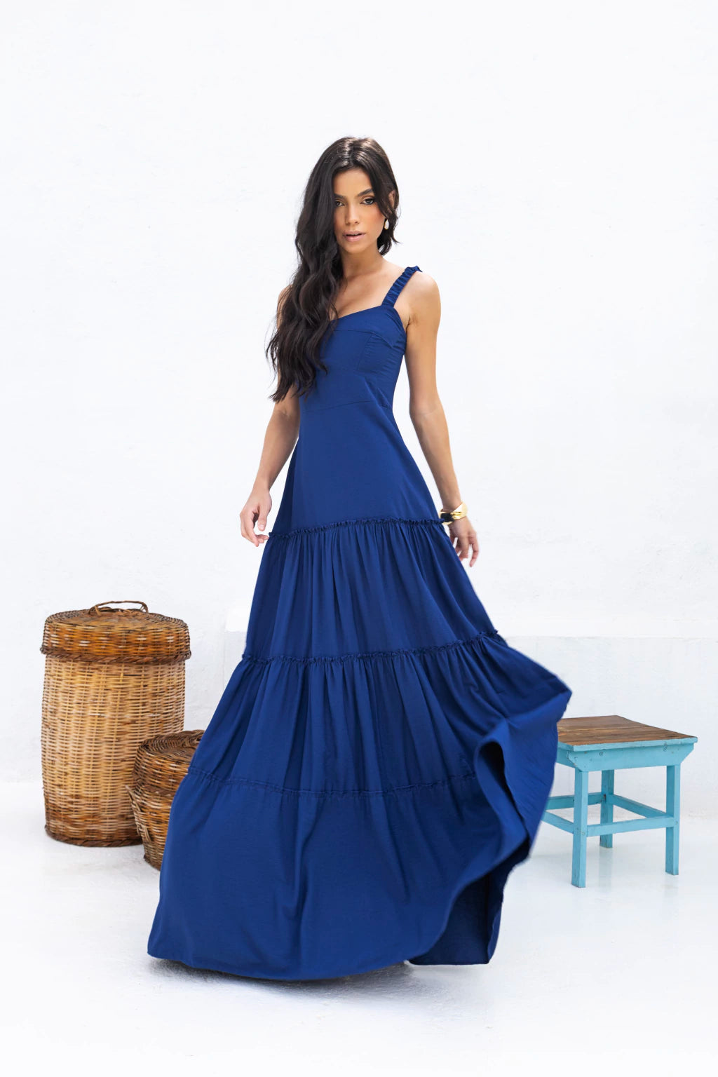 Vestido Zania - Azul