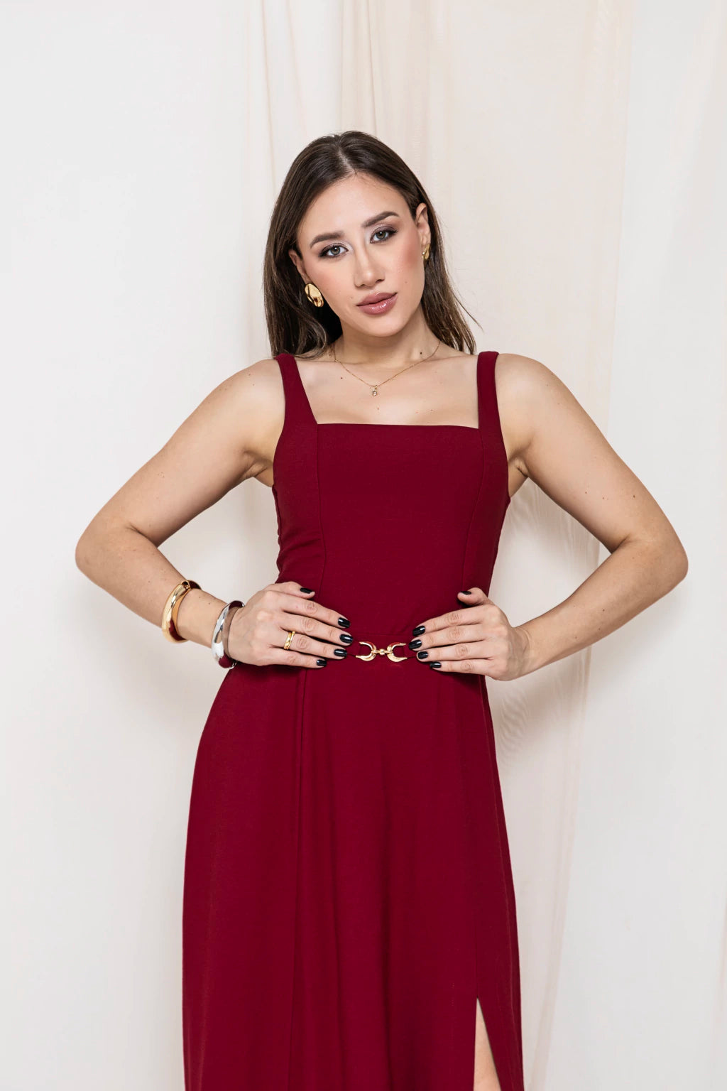 Vestido Erica - Marsala