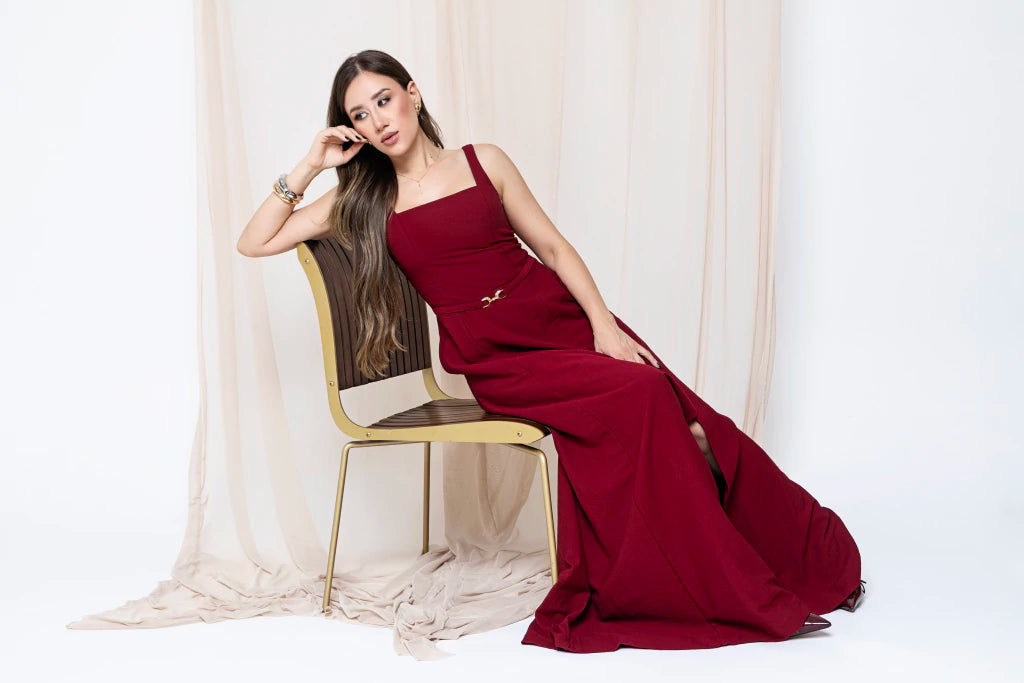 Vestido Erica - Marsala