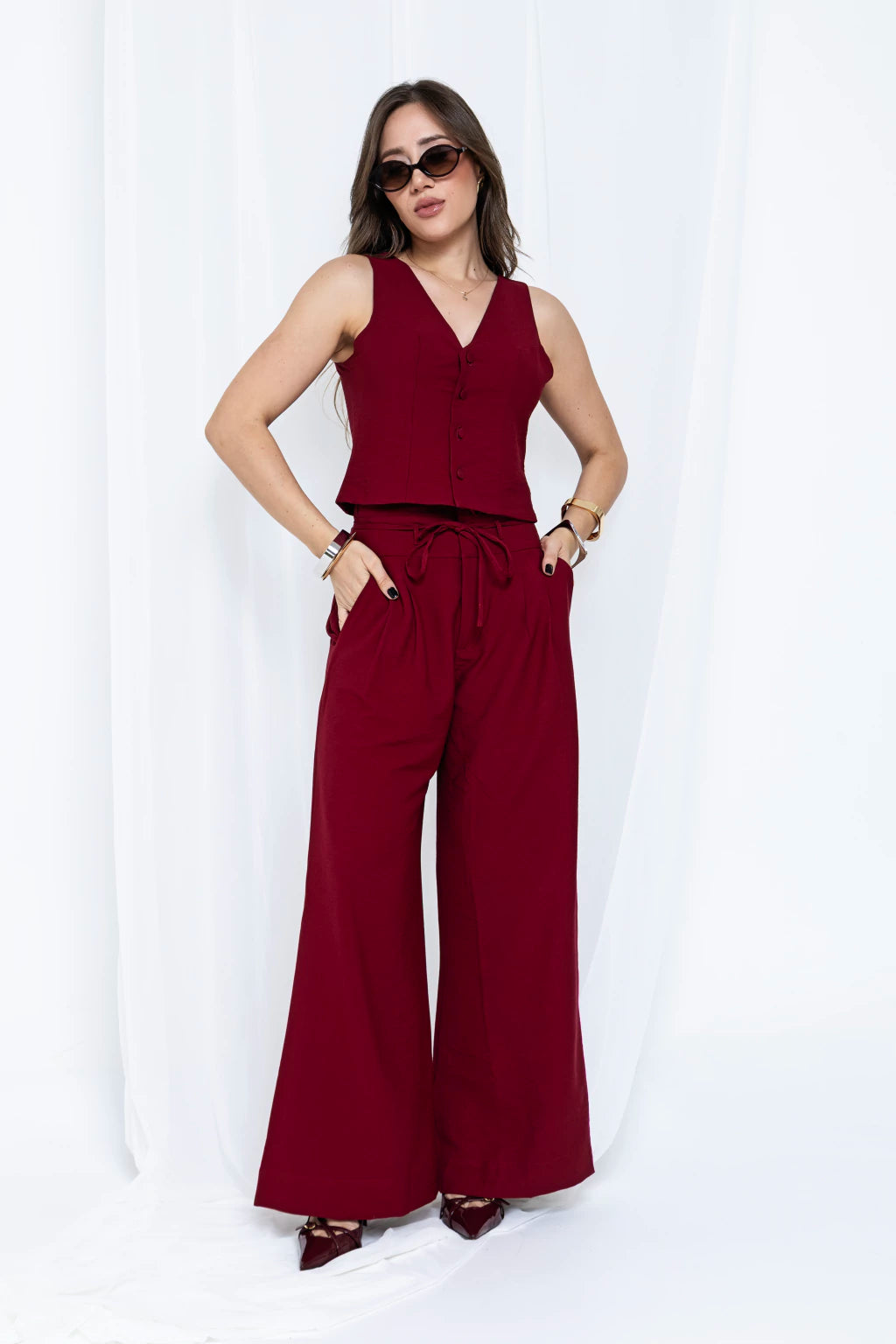 Conjunto Alfaiataria - Marsala